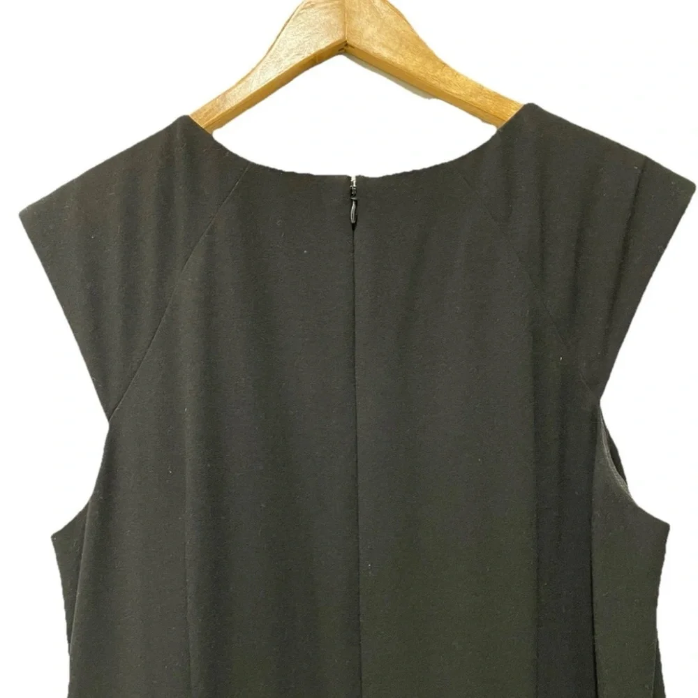 Talbots Black Career Sheath Dress Women 18 Classic Workwear Below Knee - Picture 4 of 8